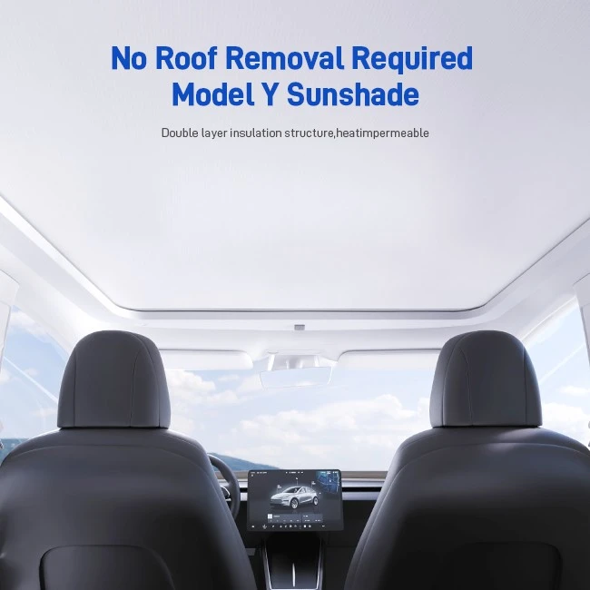 Model Y Glass Roof Electric Sunshade factory